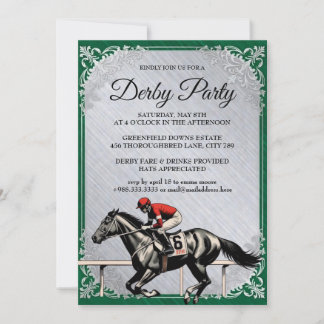  Derby Horse Racing Party Invitation 2026