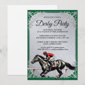  Derby Horse Racing Party Invitation 2026 (Devant / Derrière)