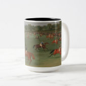 Derby Jour Course Chevaux Mug (Devant droit)