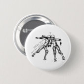 derby liefde ronde button 5,7 cm (Voorkant /achterkant)