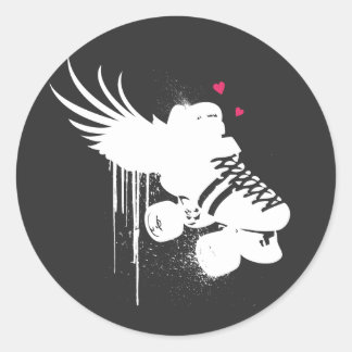 derby liefde sticker op zwart