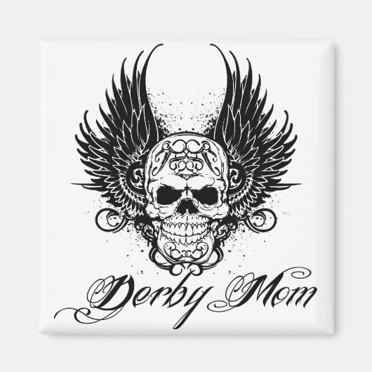 Derby mam! magneet (Voorkant)