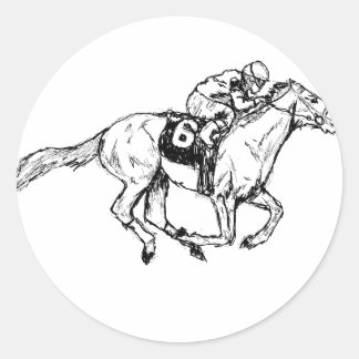 Derby Me Kentucky Ronde Sticker