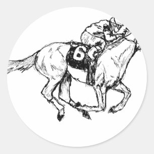 Derby Me Kentucky Ronde Sticker