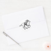 Derby Me Kentucky Ronde Sticker (Envelop)