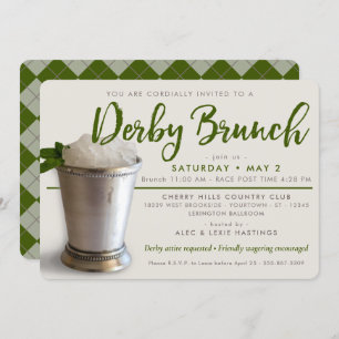 Derby   Mint Julep   Partij Brunch Kaart