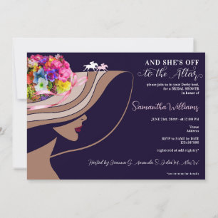 Derby op weg naar het Altar Horse Racing Vrijgezel Kaart