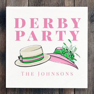 Derby Party Fancy Pet Mode Preppy Servet