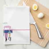 Derby Party Horse Racing Mode Preppy Custom Theedoek (Quarter Fold)