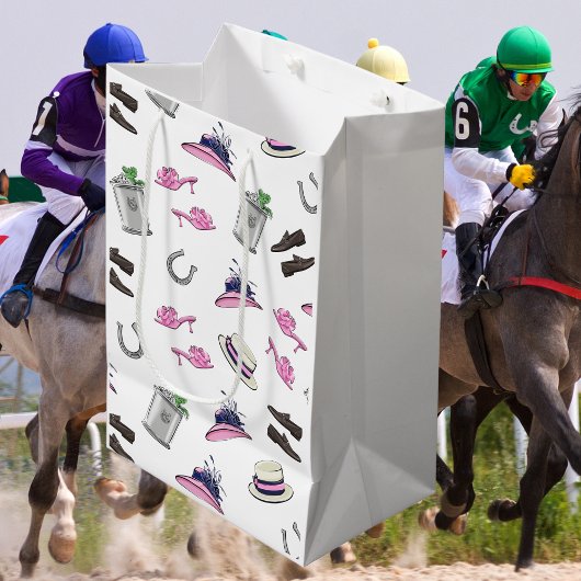Derby Party Kleding Mint Julep Hoefijzer Medium Cadeauzakje