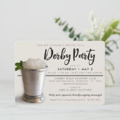 Derby Party | Mint Julep Kaart (Staand voorkant)