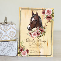 Derby party, paard, ruiterpartij