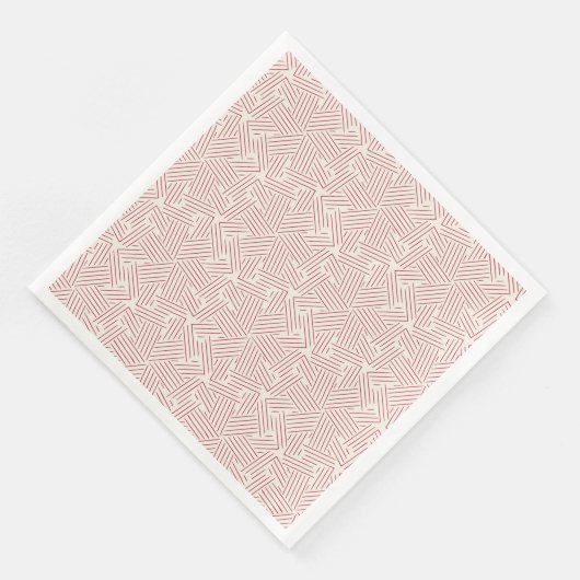 Derby Red en Ivory Servet (Hoek)