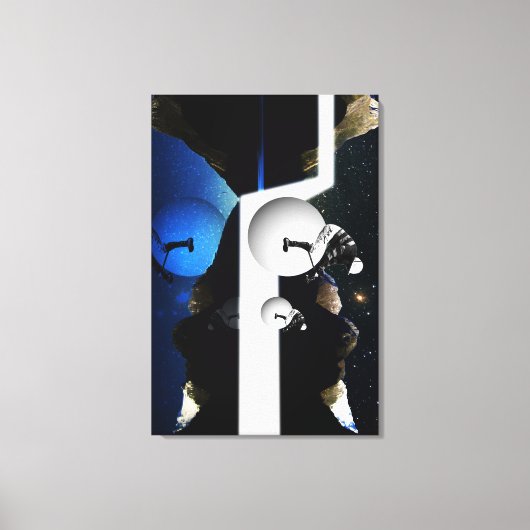Derby 's nachts canvas afdruk (Voorkant)