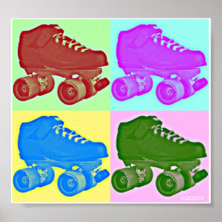 Derby Schaats Pop Art Poster