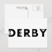derby : skullphabet briefkaart (Voorkant / Achterkant)