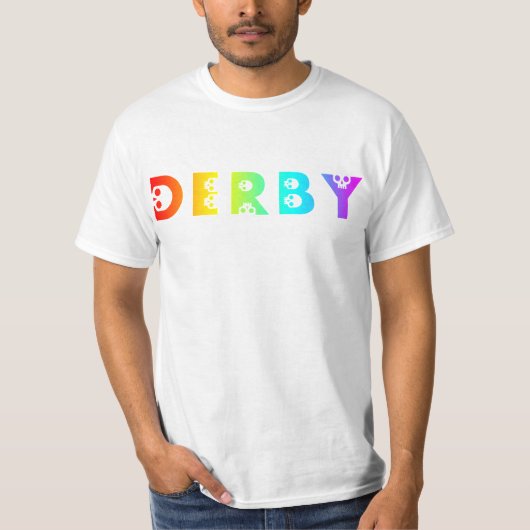 derby skullphabet t-shirt (Voorkant)