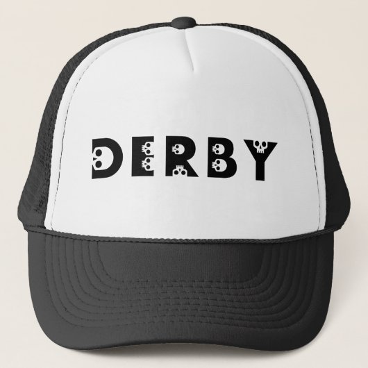 derby : skullphabet trucker pet (Voorkant)