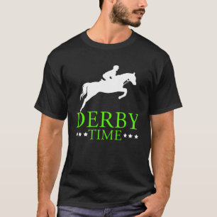Derby Tijd Paardenrennen Vader Paard Kleding T-shirt