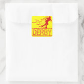 Derby Vierkante Sticker (Tas)