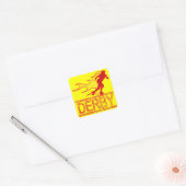 Derby Vierkante Sticker (Envelop)
