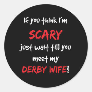 Derby Wife Ronde Sticker