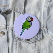 Derbyan Parakeet Ronde Button 4,0 Cm (In situ)