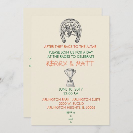 Derbyfeest Kaart (Voorkant / Achterkant)