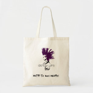 derbylife, SHUT UP en SCHAATS, roller derby Tote Bag