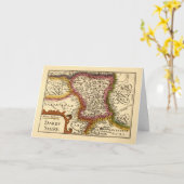 Derbyshire (Darbyshire) Comté Angleterre Carte ant (Fleur jaune)