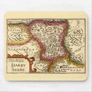 Derbyshire (Darbyshire) County Engeland Antiek kaa Muismat