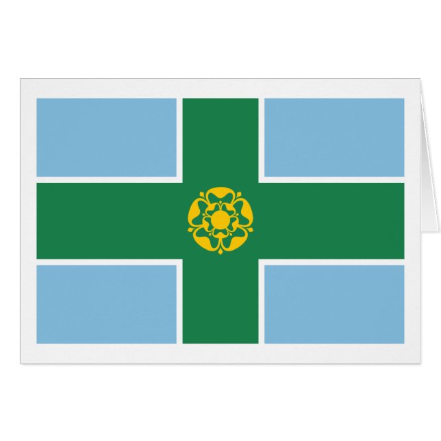 Derbyshire Flag (Voorkant Horizontaal)