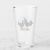 Derbyshire Redcap Fowl Glas (Achterkant)