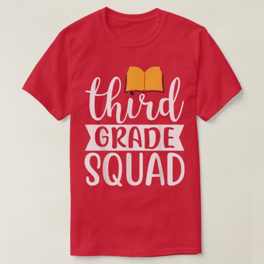 Derde 3e graad Terug naar School T-Shirt (Design voorkant)