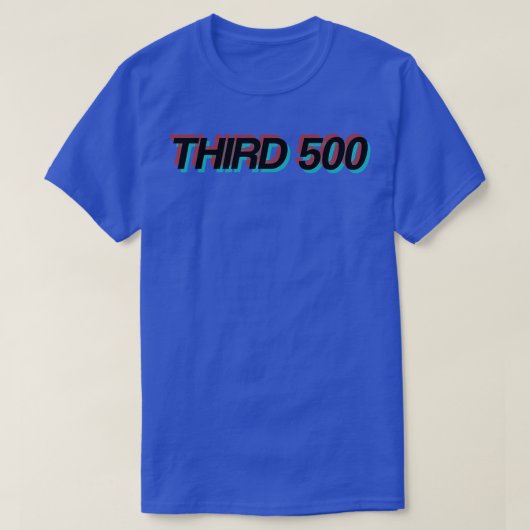 DERDE 500 Logo T-shirt (Design voorkant)