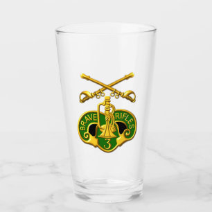 Derde Armored Cavalry Regiment Saber Insignia Glas