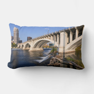 Derde Avenue Bridge in Minneapolis Lumbar Pillow Kussen