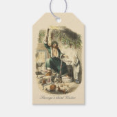 Derde bezoeker van Scrooge Cadeaulabel (Voorkant)