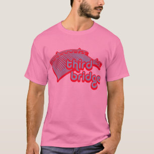 derde brug. blauw&neon. t-shirt