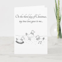 Derde Dag van Kerstkaart