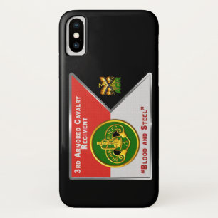 Derde gepantserde Cavalry Regiment "Brave Rifiles" iPhone X Hoesje