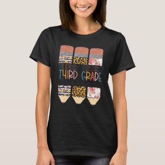 Derde graad leraar schoolpotlood t-shirt
