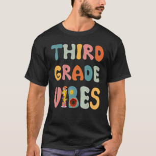 Derde graad Vibes Esl Teacher Science Teacher Para T-shirt