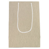 Derde Jubileum Beach Hearts Medium Gift Bag Medium Cadeauzakje (Achterkant)