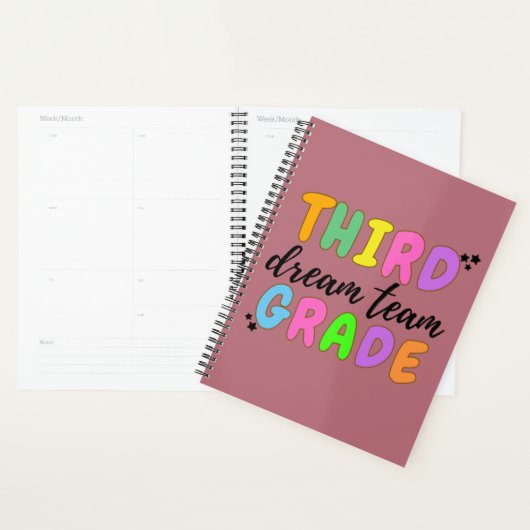 Derde klas leraar, Terug naar school, leraar team Planner (Display)