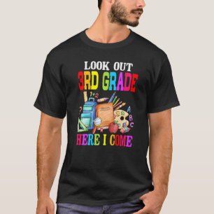 Derde klas opletten 1e schooldag leerling t-shirt