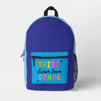 Derde klas, Schattigee kleurrijke terug naar schoo Bedrukte Rugzak