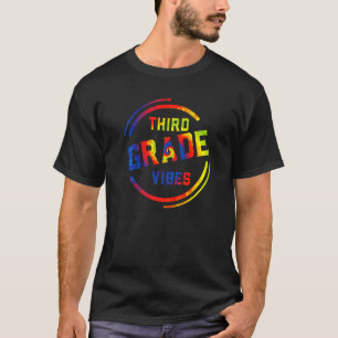 Derde klas sfeer eerste schooldag terug naar schoo t-shirt