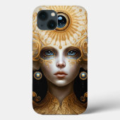 Derde kunst van Eye Goddess Fantasy Case-Mate iPhone Case (Achterkant)