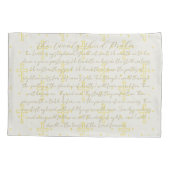 Derde Kussensloop Psalmkalligrafie (Achterkant)